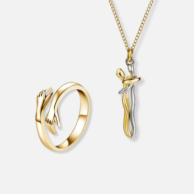 Pierścień Przytulania & Naszyjnik z Uściskiem