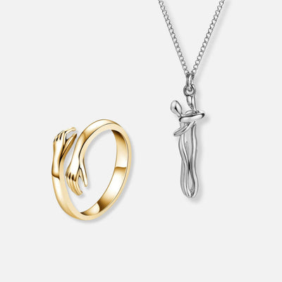 Pierścień Przytulania & Naszyjnik z Uściskiem