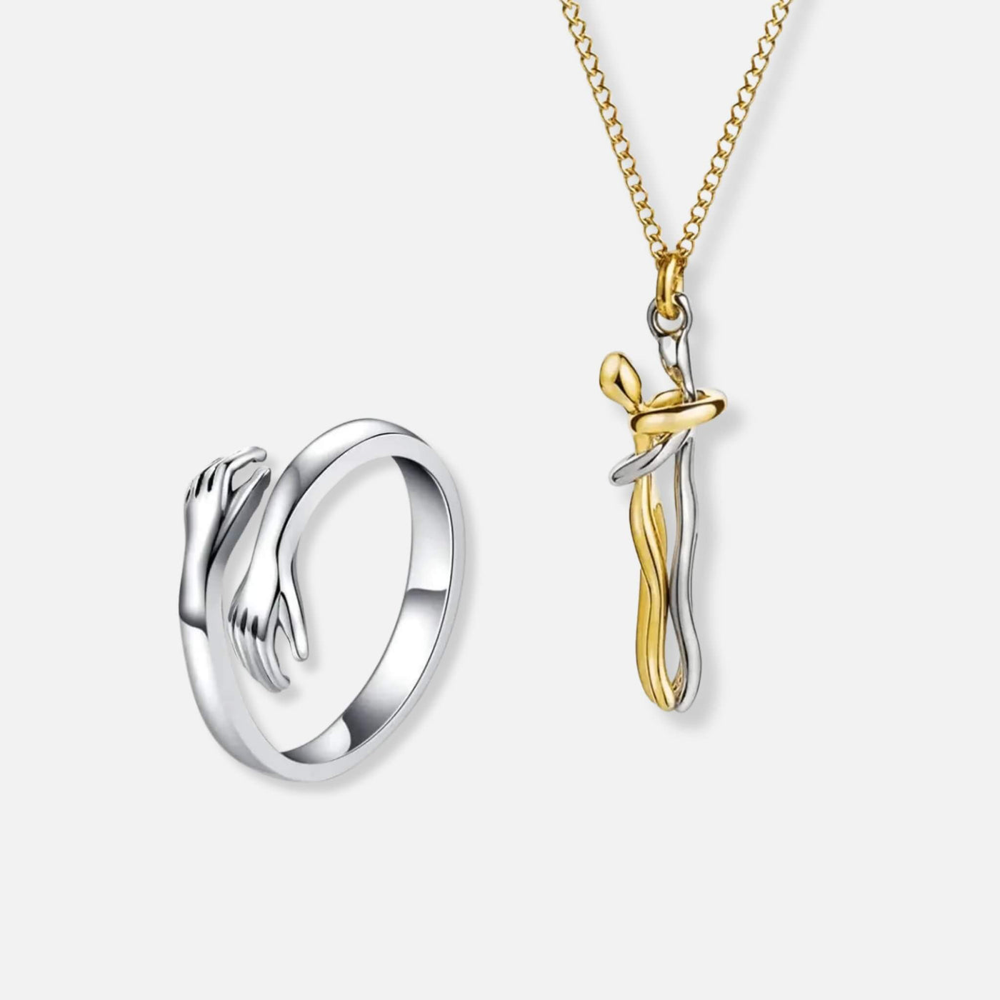Pierścień Przytulania & Naszyjnik z Uściskiem