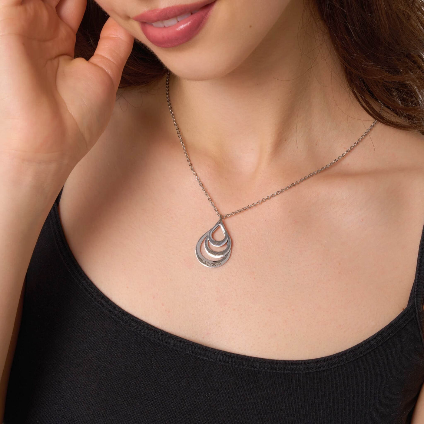 Spersonalizowany Naszyjnik z Kroplami