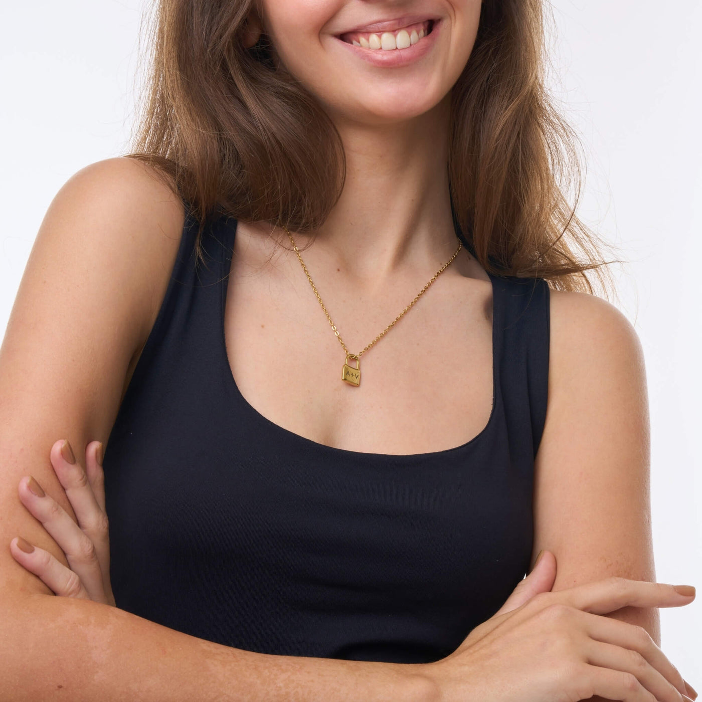 Spersonalizowany Naszyjnik z Kłódką