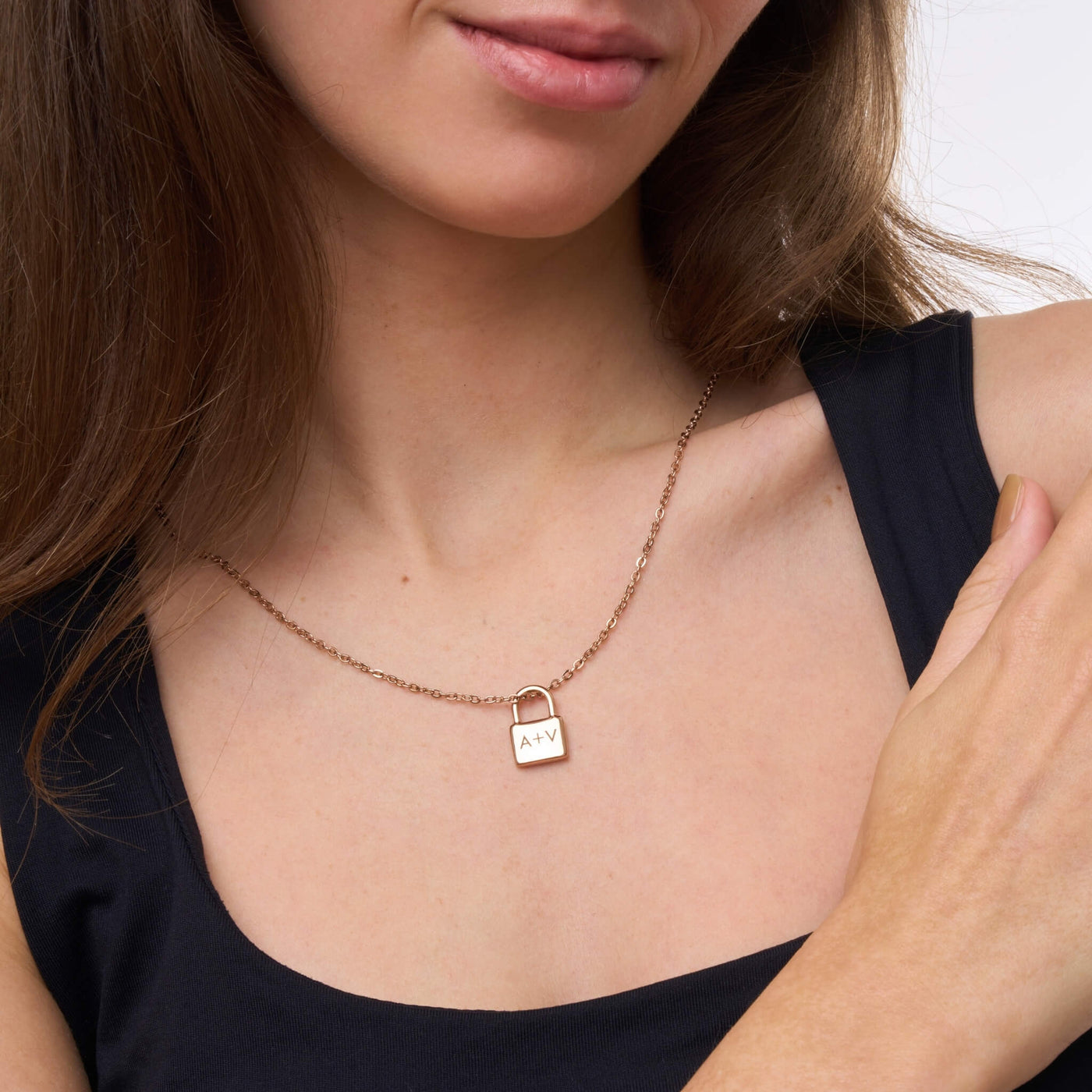 Spersonalizowany Naszyjnik z Kłódką