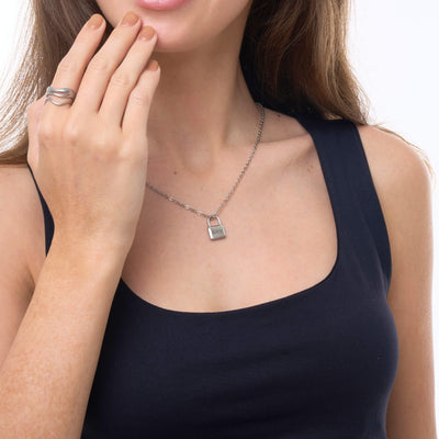 Spersonalizowany Naszyjnik z Kłódką