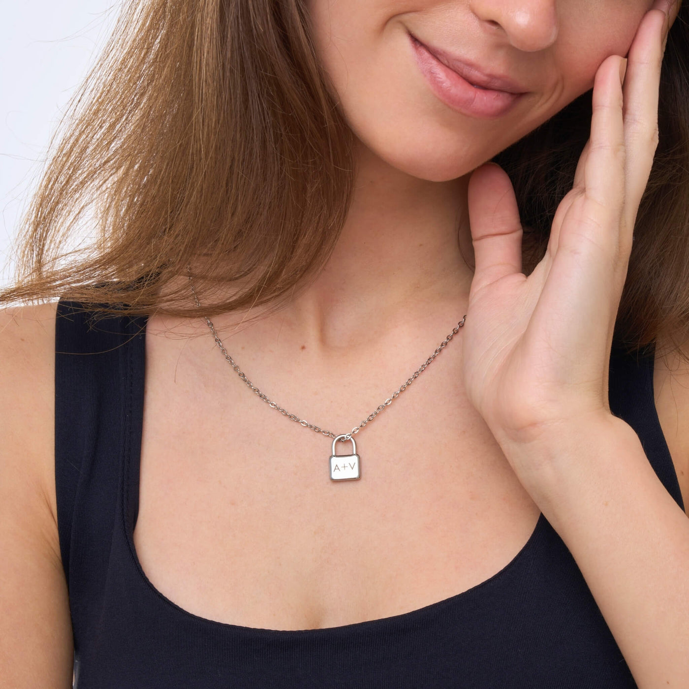 Spersonalizowany Naszyjnik z Kłódką