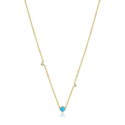 Turquoise Pearl Necklace